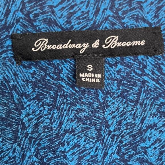 Broadway & Broome Romper Womens Small Shorts w/ Pockets, Tie Waist, Silk - Picture 7 of 10